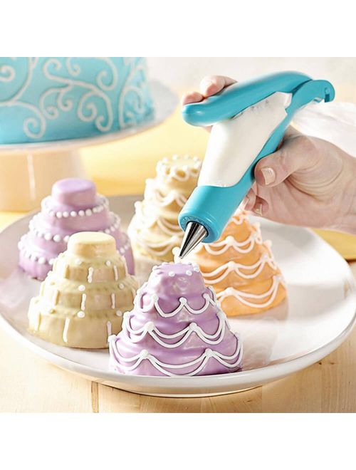 Jogo Decorador Icing Pen + Saco + Bico Confeitar Ref.C3894 - Confeitudo