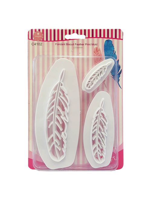 Kit Cortadores Folhas c/3 Ref.C4102 - Confeitudo