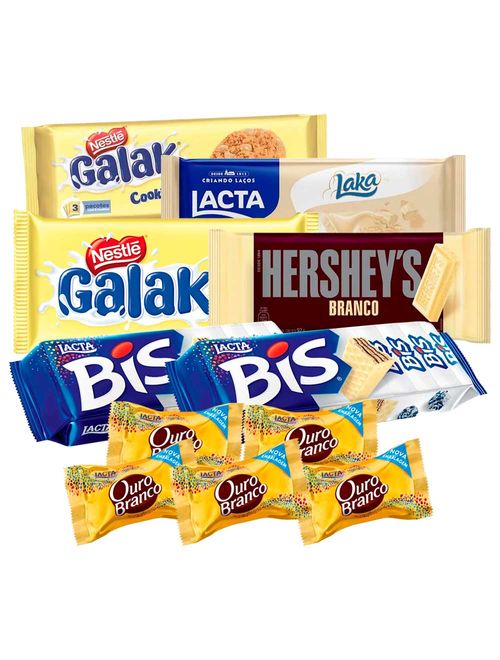 Kit Presente 2 - Chocolates Brancos