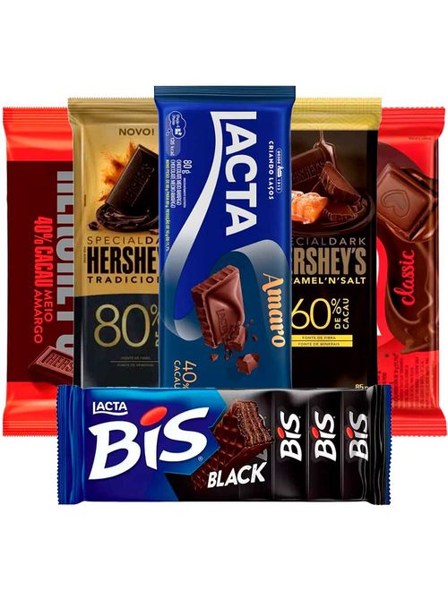 Kit Presente 3 - Chocolates Meio Amargo