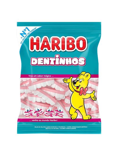 Bala de Gelatina Dentinhos 100g - Haribo