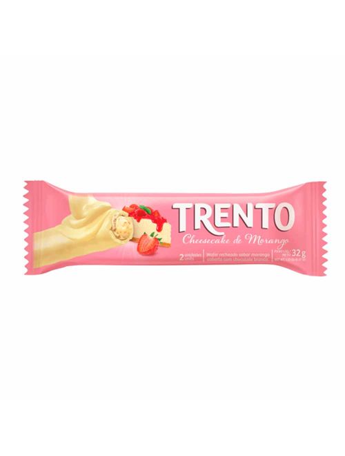 Chocolate Trento Cheesecake Morango Unidade - Peccin