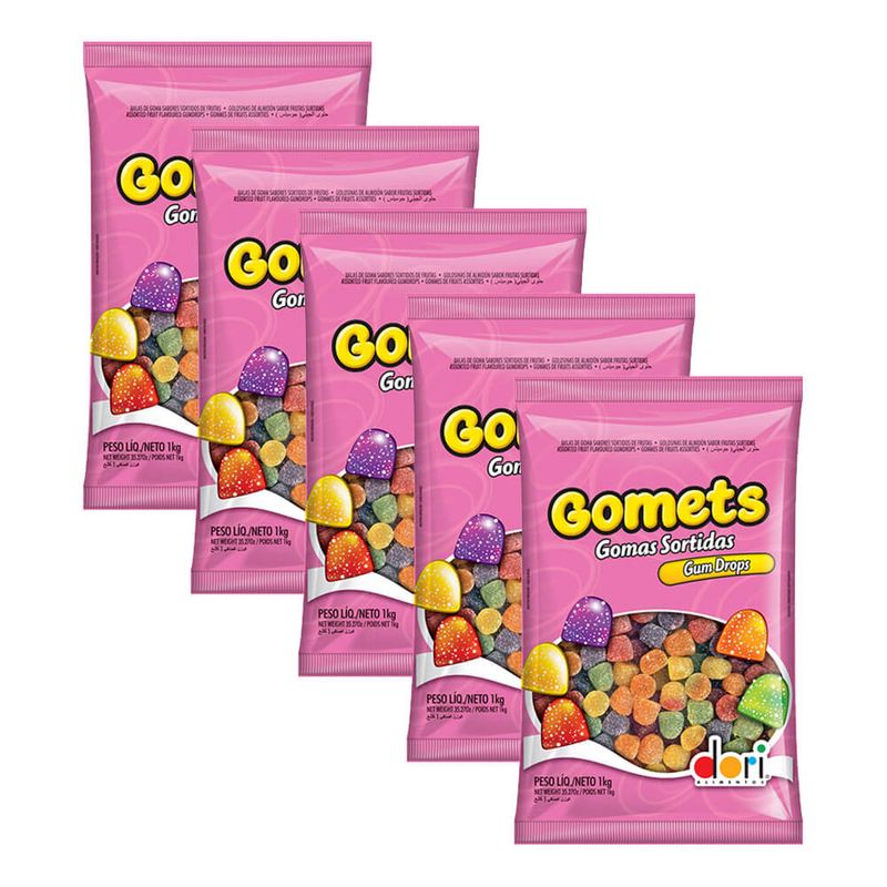 Kit-5-Balas-de-Goma-Gomets-1kg---Dori