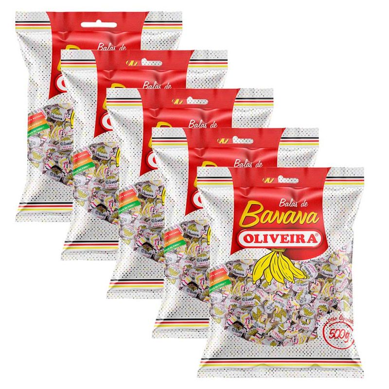 Kit-5-Balas-Banana-500g---Oliveira