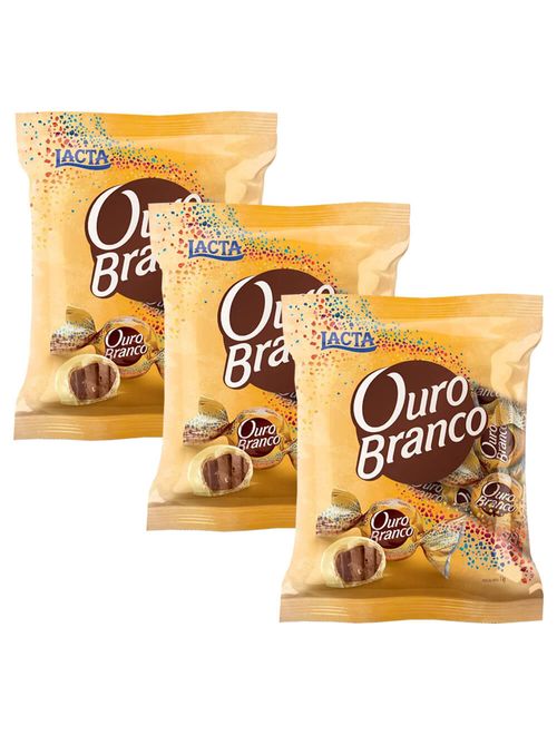 Kit 3 Ouro Branco 1kg - Lacta