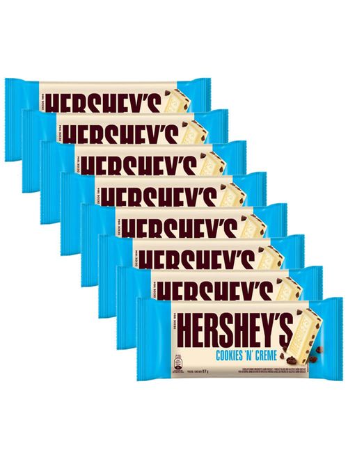 Kit 8 Tabletes Cookies N Creme 87g - Hersheys