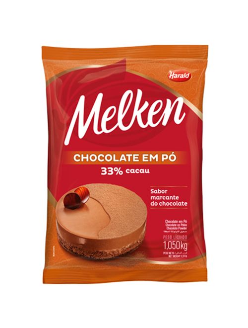 Chocolate em Pó 33% Melken 1,050kg - Harald