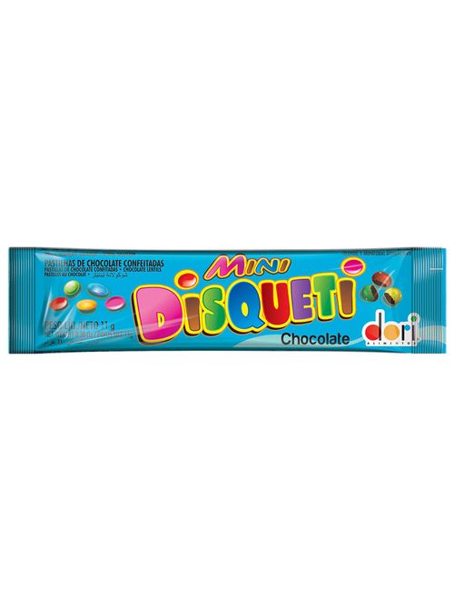Confeito Chocolate Disqueti Mini 11g c/36 - Dori