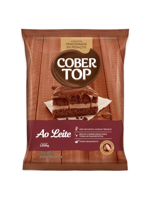 Cobertura Chocolate Em Pedaços Ao Leite 1,01kg - CoberTop