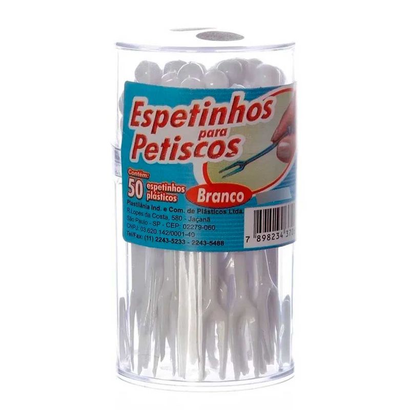 Espeto-Petisco-Plastico-Branco-c-50---Plastilania