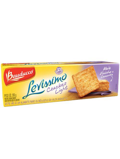 Biscoito Cream Cracker Light 200g - Bauducco