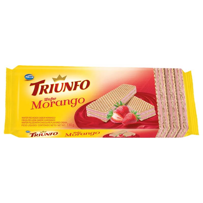 Biscoito Recheado Morango 140g - Bauducco - Doce Malu