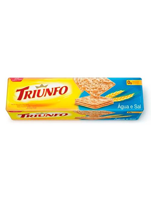 Biscoito Água e Sal 200g - Triunfo