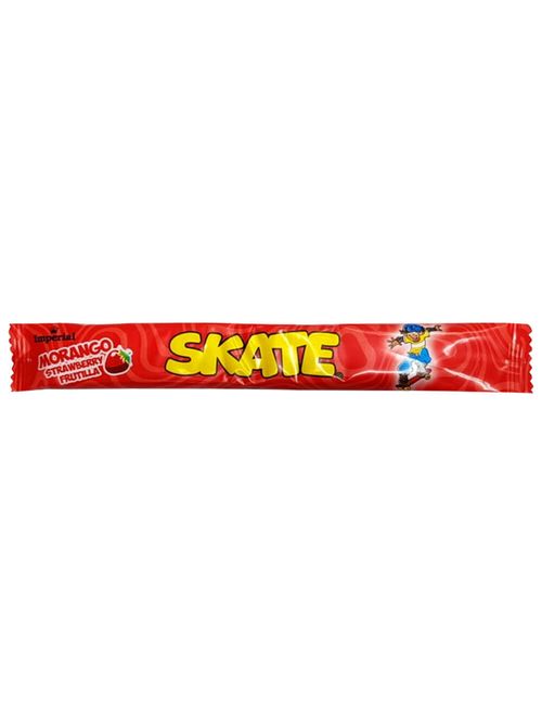 Bala Mastigável Skate Morango c/50 - Imperial