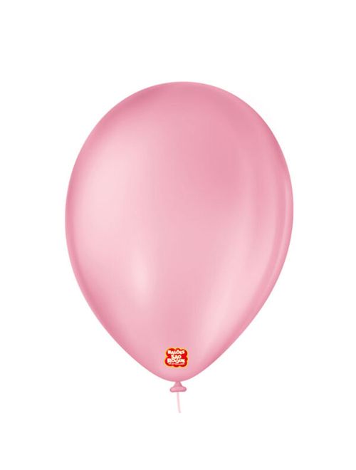 Balão Rosa Tutti Frutti Tamanho 9 c/50 - São Roque