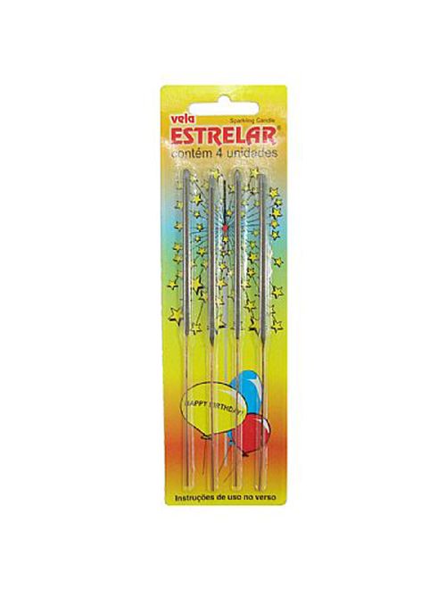 Vela Estrelas de Prata c/4 - Estrelar