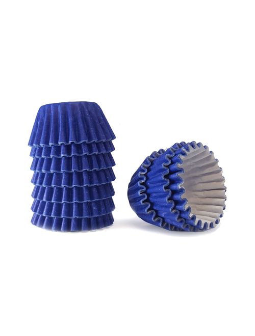 Forminha para Doces Lisa Azul Escuro No 6 c/100 - Flopel