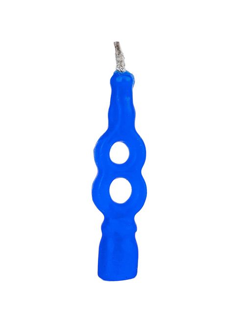 Vela de Aniversário Lisa Azul No 8 - Regina