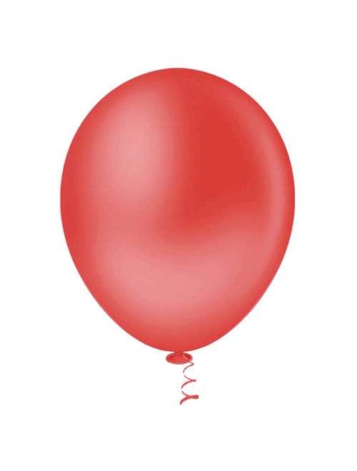Balão Redondo Vermelho Tamanho 5 c/50 - Pic Pic