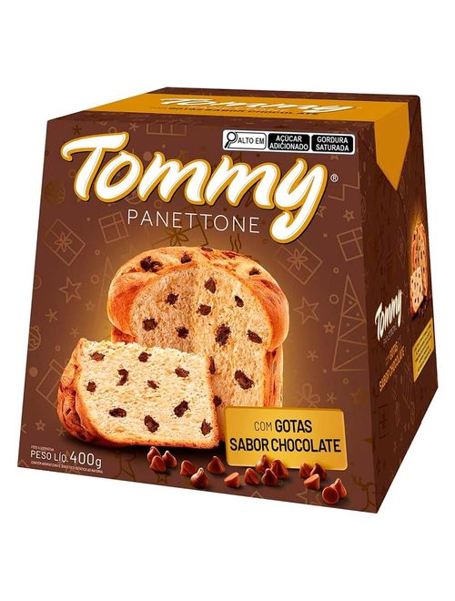 Panettone Gotas de Chocolate 400g - Tommy