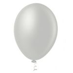 Balao-Metalizado-Branco-Tamanho-7-c-50---Pic-Pic