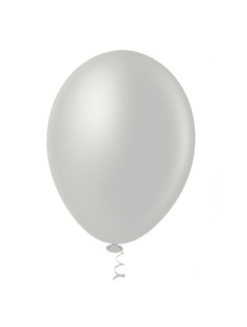 Balão Metalizado Branco Tamanho 7 c/50 - Pic Pic