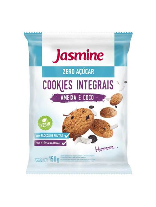 Cookie Zero Açúcar Ameixa e Coco 150g - Jasmine