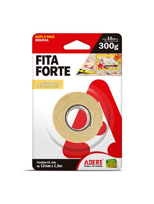 Fita Dupla Face 12mm 1,5m Ref.285s - Adere