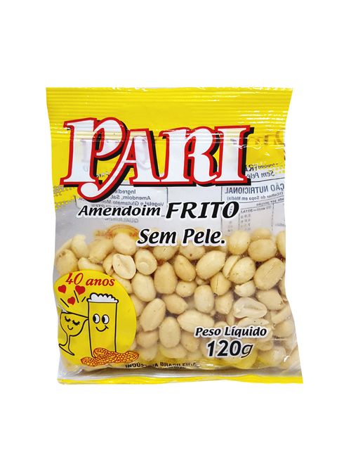 Amendoim Frito sem Pele Salgado 120g - Pari
