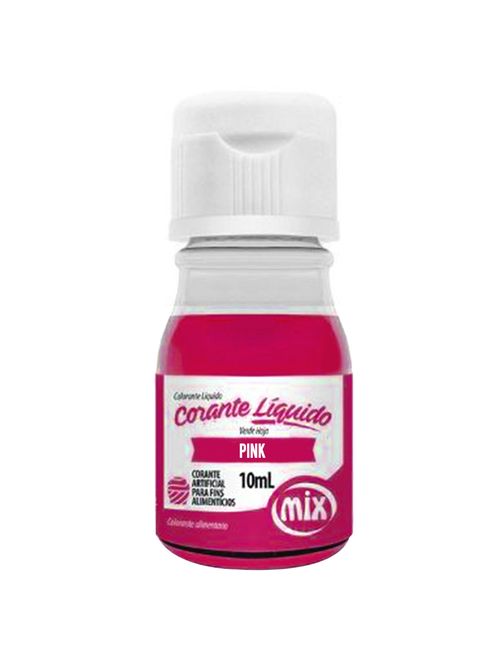 Corante Líquido Pink 10ml - Mix