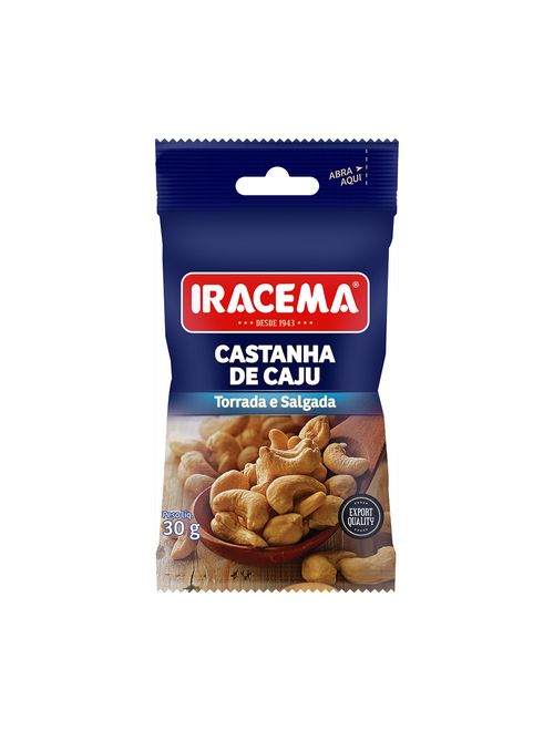 Castanha de Caju Torrada e Salgada 30g - Iracema
