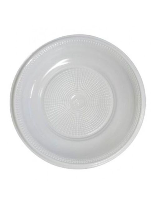 Prato Fundo Descartável Branco Ref.PF20 c/10 - Trik Trik