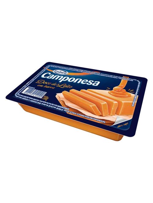 Doce de Leite Barra 200g - Camponesa