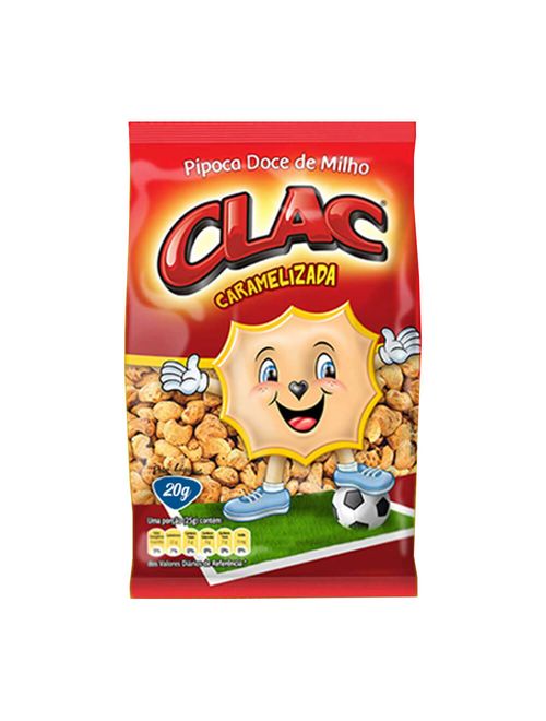 Pipoca Doce Caramelizada 20g c/50 - Clac