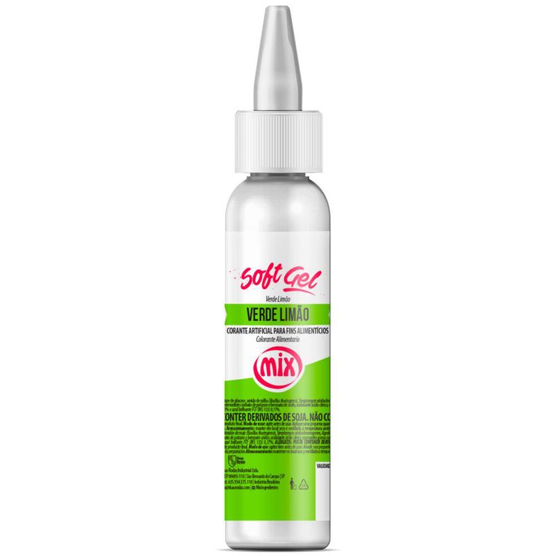 Corante-Soft-Gel-Verde-Limao-25g---Mix