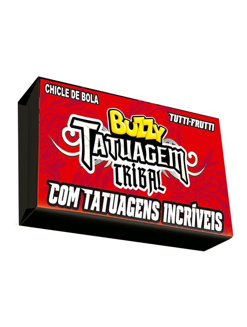 Chiclete Buzzy Tattoo Tribal Tutti Frutti c/100 - Riclan