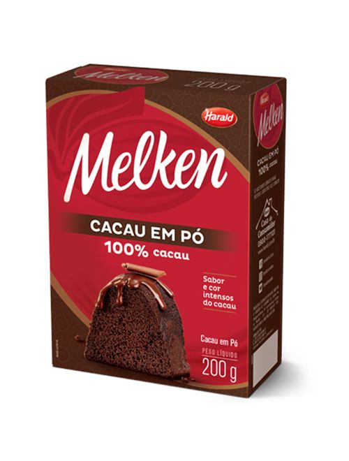 Cacau em Pó 100% Melken 200g - Harald
