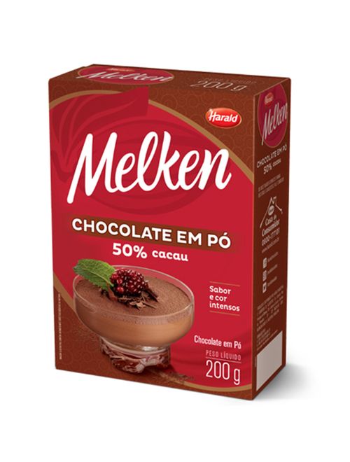Chocolate em Pó 50% Melken 200g - Harald