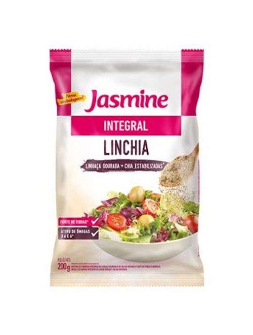 Farinha Linchia Linhaça e Chia 200g - Jasmine