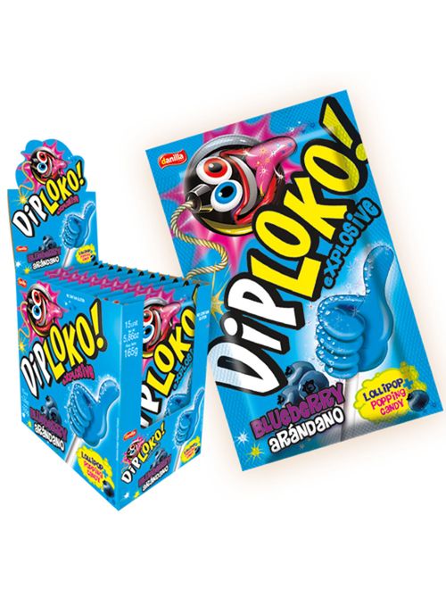 Pirulito Explosivo Dip Loko Boom Amora 11g c/15 - Danilla
