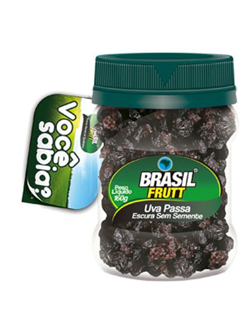 Uva Passa Preta 160g - Brasil Frutt
