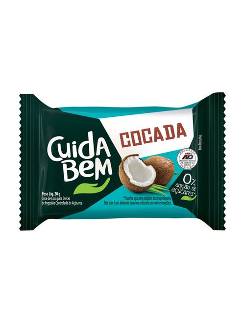 Cocada Zero c/24 - Cuida Bem