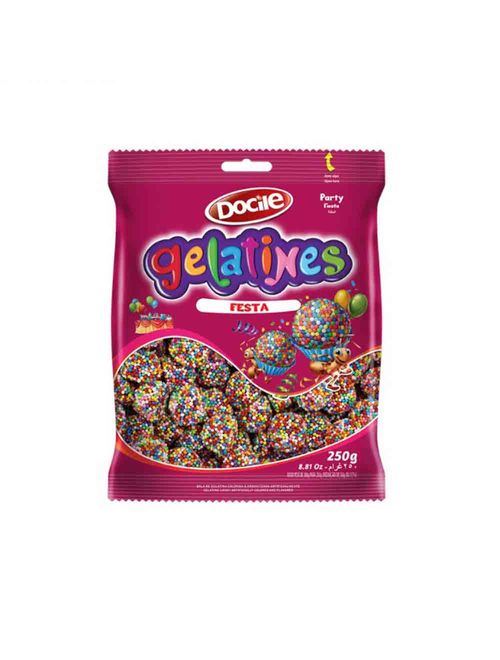 Bala de Gelatina Gummies Festa 250g - Docile