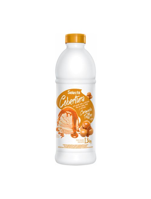 Cobertura para Sorvete Caramelo Toffee 1,3kg - Selecta