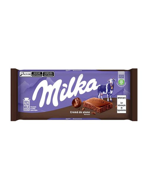 Tablete de Chocolate Creme Avelã 100g - Milka