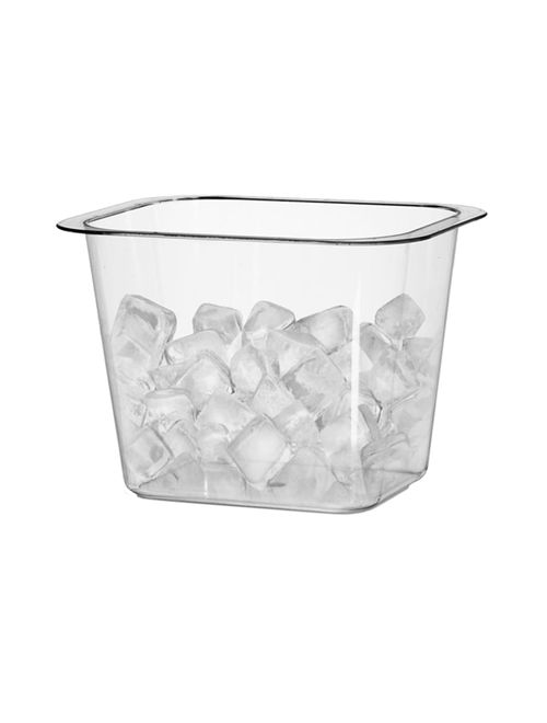 Balde de Gelo Acrílico Cristal Grande 9,5L - Três Triângulos