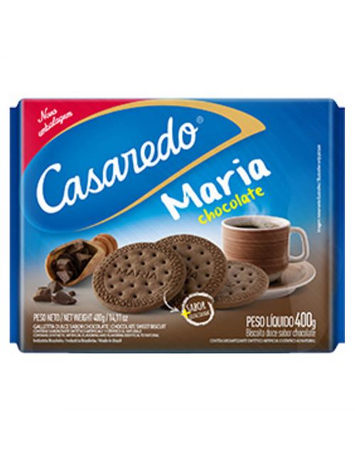 Biscoito Maria Chocolate 400g - Casaredo