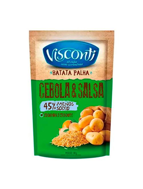 Batata Palha Cebola e Salsa 140g - Visconti