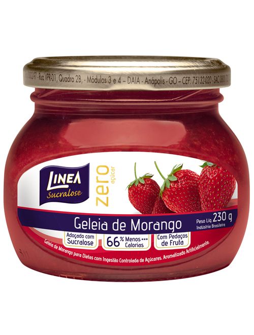 Geléia Morango Zero Açúcar 230g - Línea