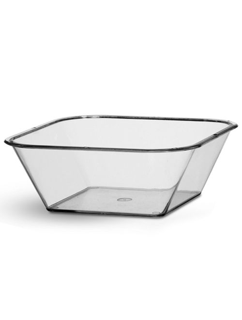 Petisqueira Acrílico Cristal Grande C/2 - Três Triângulos